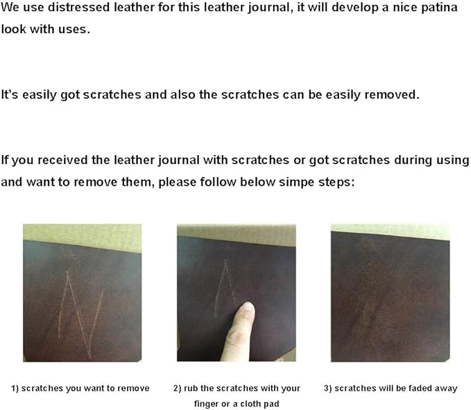Leather Journal Notebook for Men & Women,A5 Size Diary,6.2x8.5 Inch, Vintage Style Personalized Journal for Gift,Genuine Leather Bound Notepad for Travel Journal to Write,240 lined Pages,Rustic Brown