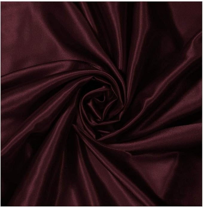 MDS Pack of 25 PCS Satin Chair Sashes Charmeuse Sateen Dining Chair Bows Ribbon Ties Back Sash for Wedding Party Birthday Home Hotel Restaurant Banquet Decoration (7 x 108 Inch, Burgundy)