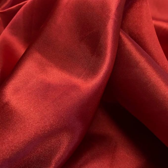 MDS Pack of 150 PCS Satin Chair Sashes Charmeuse Sateen Dining Chair Bows Ribbon Ties Back Sash for Wedding Party Birthday Home Hotel Restaurant Banquet Decoration (7 x 108 Inch, Apple Red)