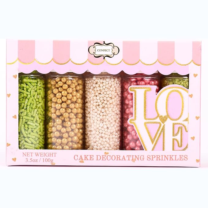 Confect Fusion Mashup Sprinkles FM Multipack 28 100 GMS for Cake Cupcake Décor, Multicolor