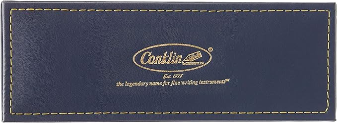 Conklin Duragraph Fountain Pen Forest Green - Broad Nib, Premium Writing Instrument with Rich Resin Finish