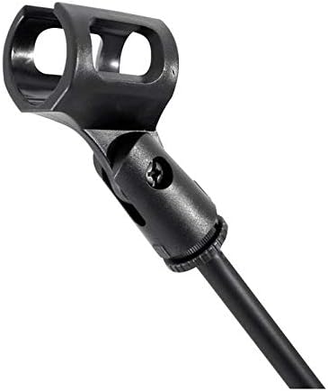 Pyle Dynamic Microphone and Tripod Stand-Height Adjustable from 2.6' to 5.1 Telescoping Boom Arm Mic Length 7.48'' Inch w/Acoustic Pop Filter-Includes 15' ft XLR Cable PMKSM20, Black