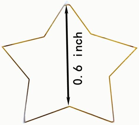 Star Confetti - 0.6 inch Round Gold Foil, Shiny for Parties & Balloons (3.52 oz)