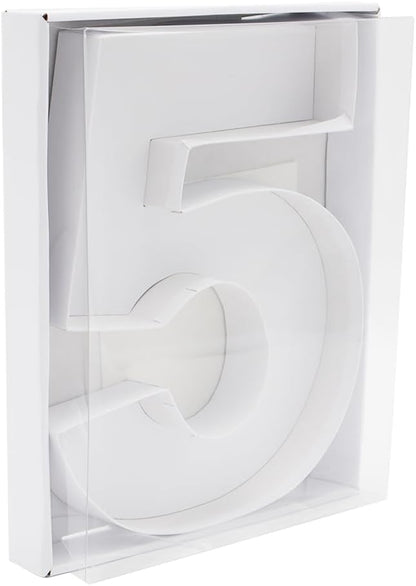 12" Fillable Cardboard Number Charcuterie Gift Cupcake Box With Cover Sweets Packaging (5)