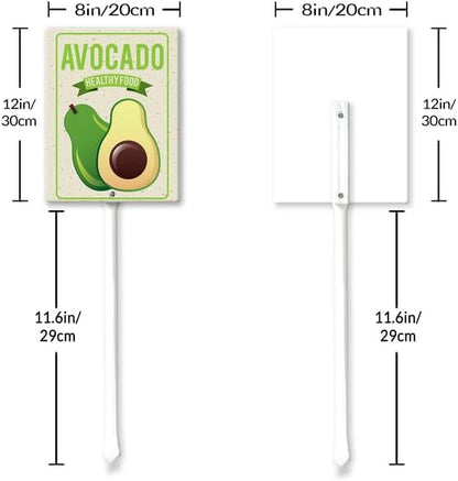 Eveokoki Aluminum Seed & Plant Labels - Plant Markes for Seedlings-Plant Tags for Pots - Garden Signs for Vegetable - Durable Markers for Plants Outdoor Waterproof - Garden Decor for Farmhouse