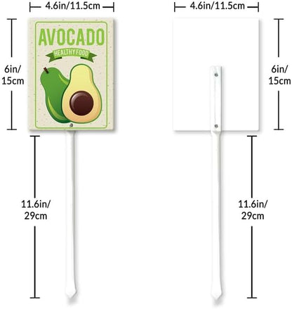 Eveokoki Aluminum Seed & Plant Labels - Plant Markes for Seedlings-Plant Tags for Pots - Garden Signs for Vegetable - Durable Markers for Plants Outdoor Waterproof - Garden Decor for Farmhouse