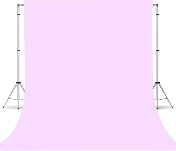 Light Purple Photography Backdrop for Photoshoot, Photo Backdrop Curtain, Perfect Light Purple Backdrops for Party Portrait Photoshoots Video Studio 10FTx10FT