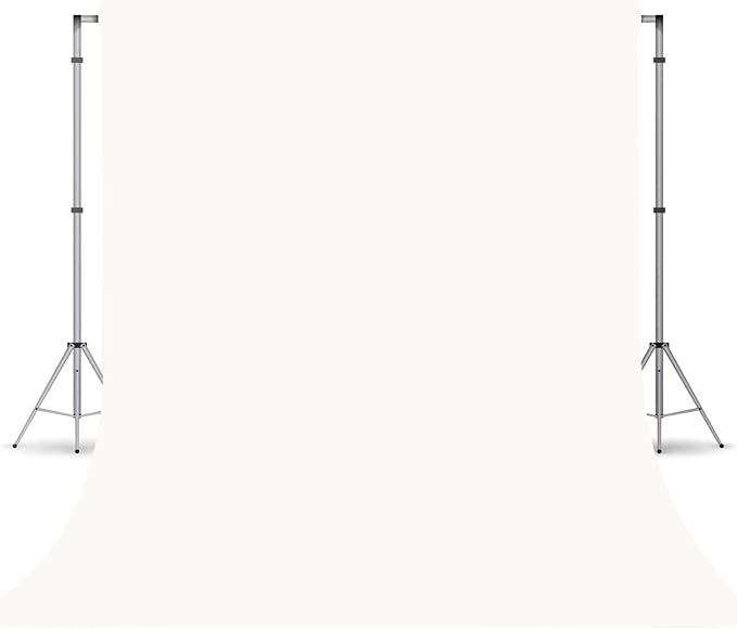 Ivory Photography Backdrop for Photoshoot, Photo Backdrop Curtain, Perfect Ivory Backdrops for Party Portrait Photoshoots Video Studio 10FTx20FT
