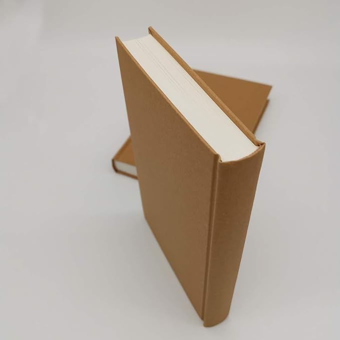 5.5x8.25 Sketch Book, Pack of 3, 360 Sheets (68lb/100gsm), Hardcover Bound Sketch Notebook, 120 Sheets Each, Acid Free Blank Drawing Paper, Ideal for Kids & Adults, Kraft Cover