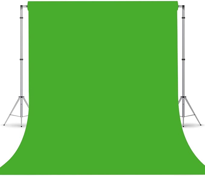 Green Screen Backdrop,Product Photo Backdrop for Photoshoot,Photography Background for Streaming Video Studio 8FTx10FT