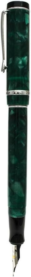 Conklin Duragraph Fountain Pen Forest Green - Stub Nib, Elegant Writing Tool for Calligraphy & Signatures