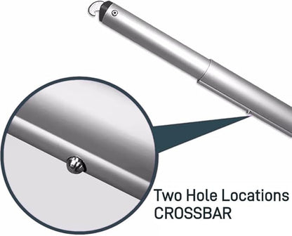 Portable Pipe and Drape Heavy Duty Backdrop Stand, ADJ Metal Frame and Heavy Metal Base for Wedding, Birthday Party, Photography Backdrop (Tall(4-10FT) & CrossPipe-10FT)