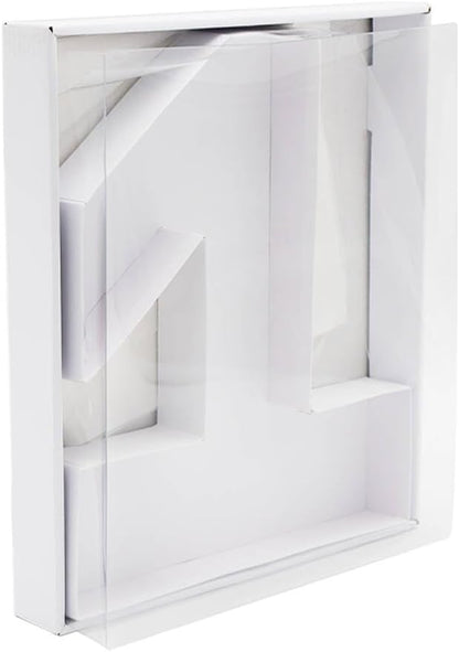 12" Fillable Cardboard Number Charcuterie Gift Cupcake Box With Cover Sweets Packaging (1)
