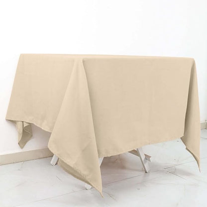 Efavormart 70" Square Linens Nude Wholesale Linens Polyester Square Linen Tablecloth for Wedding Banquet Party Restaurant