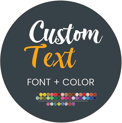 Custom Stickers for Weddings, Birthdays & Businesses - Personalized Labels with Your Logo - Waterproof, Fade and Heat Resistant - Pack of 100-1000 (Custom Text, 4 Inch)