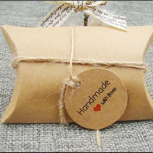 Custom Tags for Handmade Items, Personalized Tags for Favors, Customized Hang Tag for Clothing, Customized Gifts Wrapping Labels, Wedding Items Birthday Party Favors with String (Round Shape)