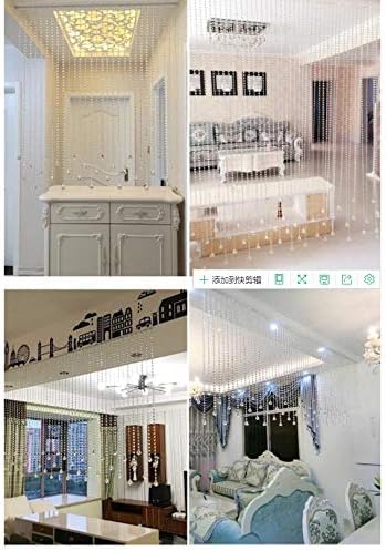 16 Pack 20" Hanging Crystals for Chandeliers Clear Teardrop Crystal Chandelier Pendants Parts Beads, Chandelier Crystals