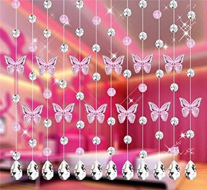 Fushing 20Pcs Chandelier Crystals, Clear Teardrop Crystal Chandelier Pendants Parts Beads, Hanging Crystals for Chandeliers (63mm, Clear)