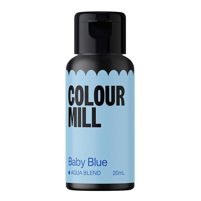 Colour Mill Aqua Blend Water-Based Food Coloring, 20 Milliliters Baby Blue
