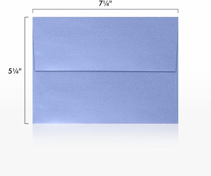 LUXPaper A7 Invitation Envelopes | Peel & Press | 5 1/4" x 7 1/4" | Vista Metallic | 80lb. Text | 250 Qty