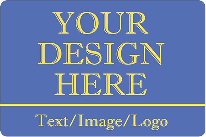 Custom Stickers 70-1000 Personalized Labels for Birthday Party Wedding, Customized Stickers for Business Logo(Rectangle)