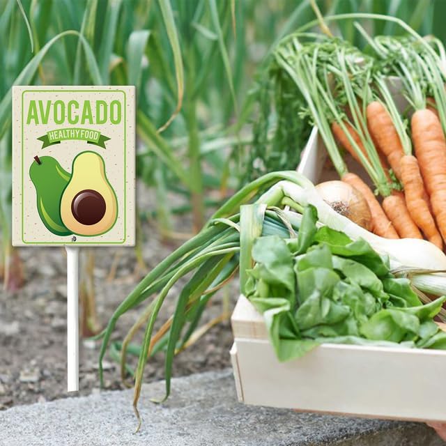 Eveokoki Aluminum Seed & Plant Labels - Plant Markes for Seedlings-Plant Tags for Pots - Garden Signs for Vegetable - Durable Markers for Plants Outdoor Waterproof - Garden Decor for Farmhouse