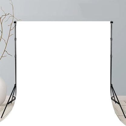 Solid Photography Backdrop Background Chromakey Muslin Portrait Background Screen for Photo Video Studio… (White, 6x9ft)