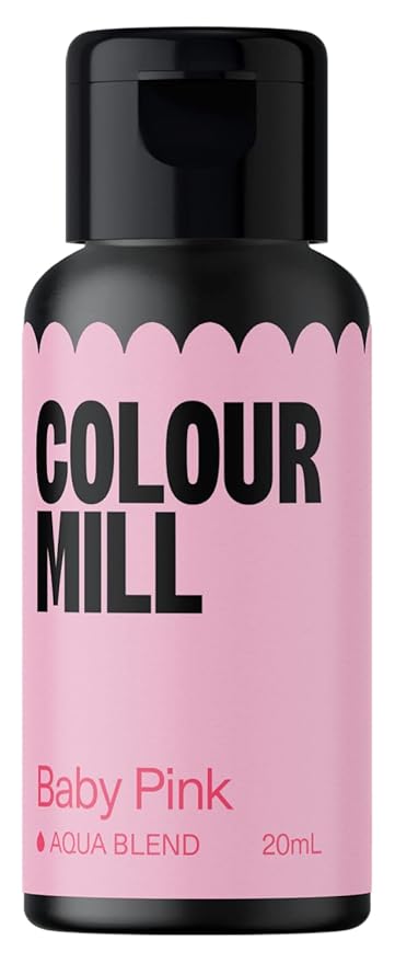 Colour Mill Aqua Blend Water-Based Food Coloring, 20 Milliliters Baby Pink