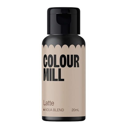Colour Mill Aqua Blend Water-Based Food Coloring, 20 Milliliters Latte