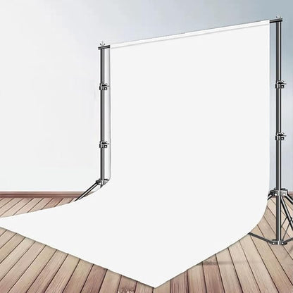 Solid Photography Backdrop Background Chromakey Muslin Portrait Background Screen for Photo Video Studio… (White, 6x9ft)