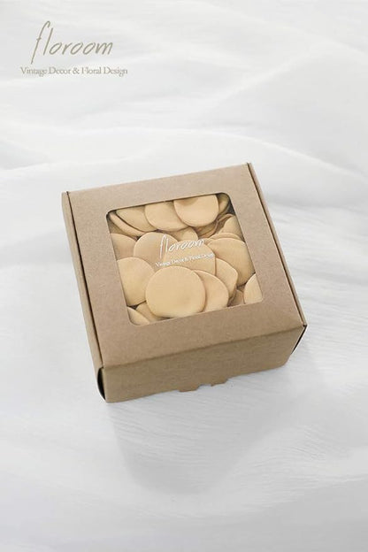 Floroom 300pcs Rose Petals Gold Faux Silk Flower Petals for Wedding Flower Girl Basket Aisle Scatter Dinner Table Centerpieces Party Confetti Bridal Shower Romantic Night Decoration