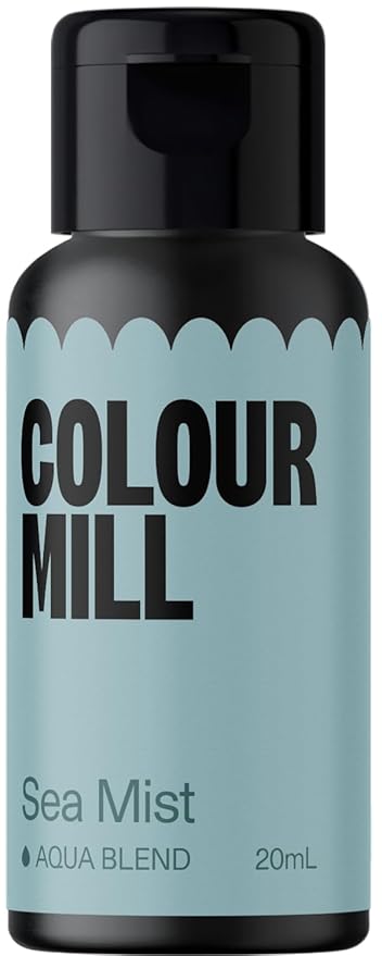 Colour Mill Aqua Blend Water-Based Food Coloring, 20 Milliliters Sea Mist