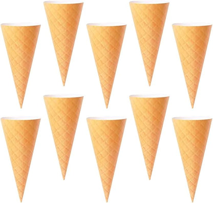 LUOZZY 10PCS Ice Cream Cone Flower Bouquet Wrapping Paper Petal Cones For Special Occasions 48x35cm Floral Arrangement Material For Pretty Bouquets