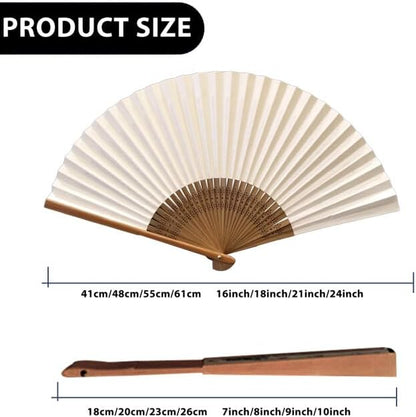 Decorative Folding Fans Personalized Fans Custom Fans Handheld Clack Fans for Line Dancing Customized with Picture Text, Fans Foldable for Line Dancing Wedding Saloon Cosplay Party Props