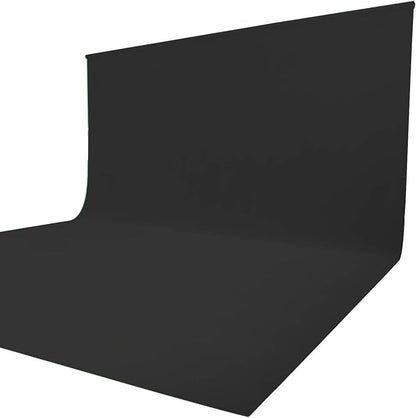 ISSUNTEX 10X16 ft Background Muslin Backdrop, Photo Studio, Collapsible High Density Screen for Video Photography and Television-Black
