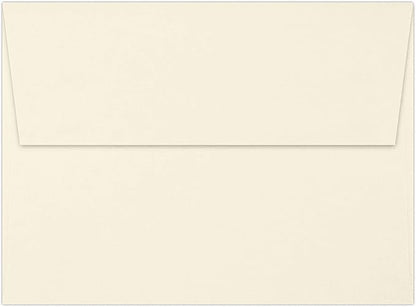 LUXPaper A7 Invitation Envelopes | Peel & Press | 5 1/4" x 7 1/4" | Natural | 80lb. Text | 30% Recycled | 500 Qty