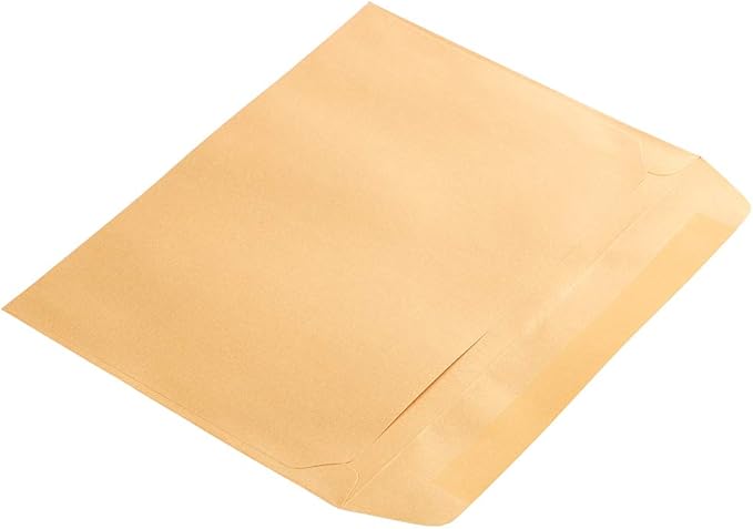 JAM PAPER 9 x 12 Open End Catalog Metallic Envelopes - Gold Stardream - 25/Pack