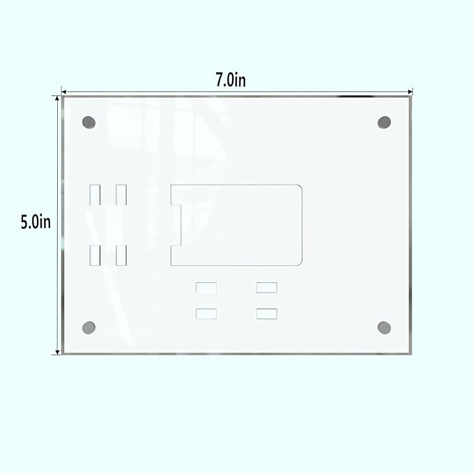 HELPLEX Picture Frames, 6 Pack 5x7 inch Acrylic Picture Frame Clear 5 x 7 Photo Frames Magnetic Picture Frames Ready for Tabletop Display, Effectively Protect Photos from Fading and Yellowing