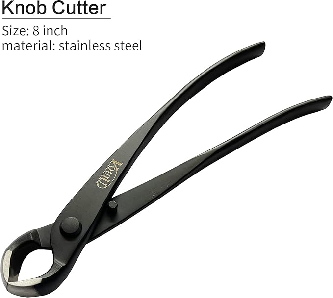 5-Piece Bonsai Tool Set,Knob Cutter,Concave Cutter,Wire Cutter,Jin Pliers,Bonsai Scissors