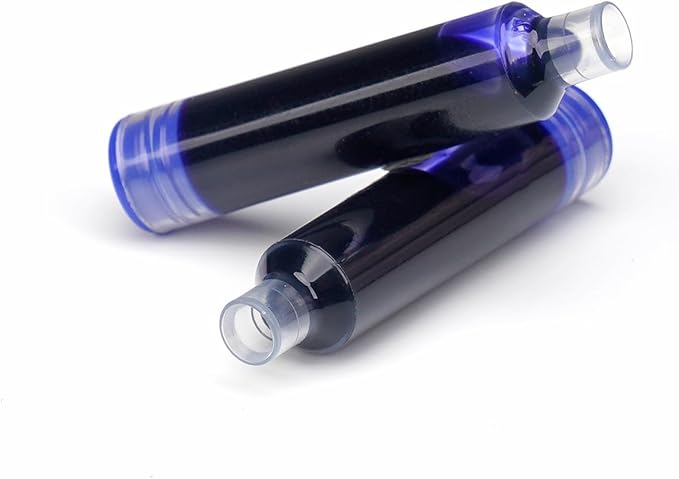 WRITECH Blue Ink Cartridge Set: 16 Ink Cartridges Clictek Fountain Pens