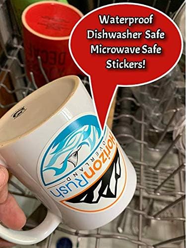 AVgrafx 120 3" Round Custom Personalized Stickers Labels Vinyl Waterproof Dishwasher Safe, Made USA, Text or Image (3x3 Inches)