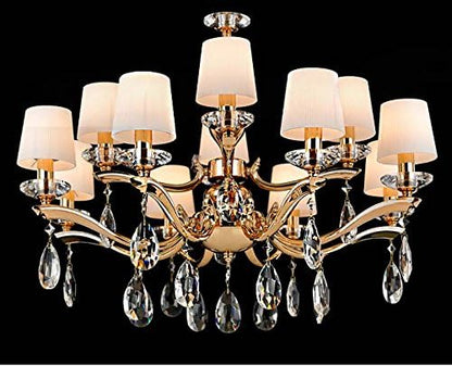 Fushing 20Pcs Chandelier Crystals, Clear Teardrop Crystal Chandelier Pendants Parts Beads, Hanging Crystals for Chandeliers (63mm, Clear)