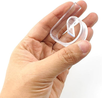 36PCS Transparent Clear Tablecloth Clips, Plastic Table Cloth Clips，Windproof Table Cover Holder Clamps，Table Cloth Holder for Christmas Home Wedding Party Indoor Outdoor Camping Picnic (36)