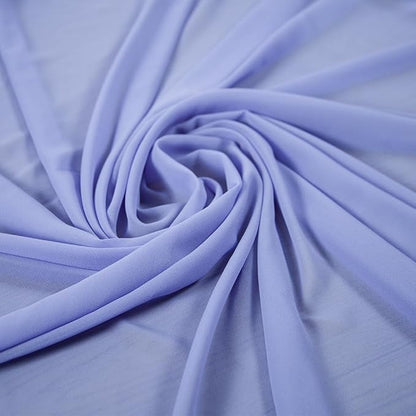Periwinkle Color Wedding Arch Draping Fabric 20 Ft Wedding Arch Drapes 2 Panels Ceiling Draping Chiffon Wedding Arch Drapery Wedding Party Ceremony Arch Stage Decoration