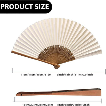 Decorative Folding Fans Personalized Fans Custom Fans Handheld Clack Fans for Line Dancing Customized with Picture Text, Fans Foldable for Line Dancing Wedding Saloon Cosplay Party Props