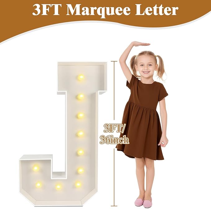 Marquee Light Up Numbers: 3FT Large Decorative Letters Signs for Party Decorations Baby Shower Birthday Wedding Engagement Anniversary, 3 Feet Tall Pre-Cut DIY Foamboard Number 0 - Easy to Assemble