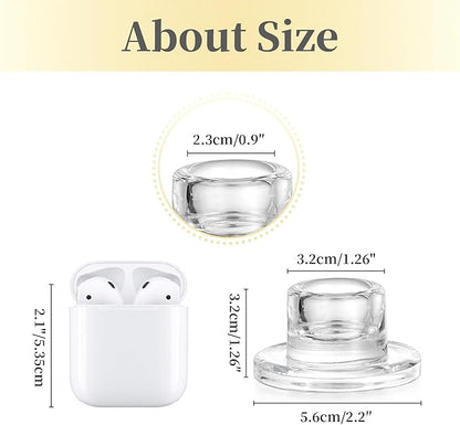 Hewory Glass Taper Candle Holders: 20 PCS Candlestick Holders Clear Short Tapered Candle Holder Set - Candle Stick Holder Decor for Table Centerpiece Wedding Party Advent Christmas Home Decorations