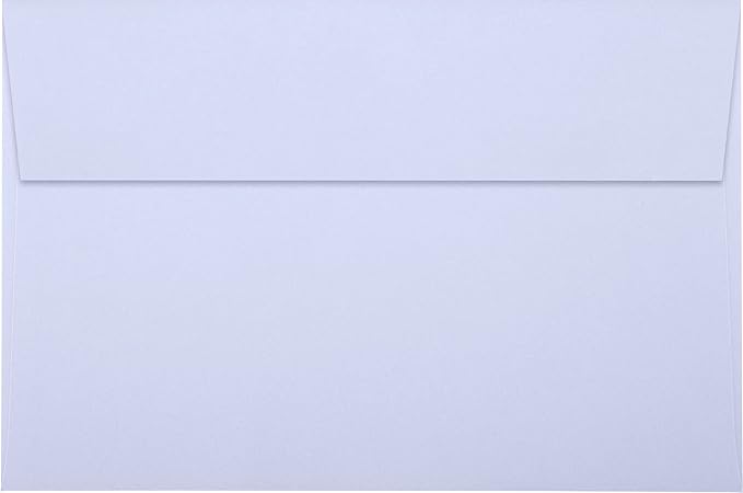 LUXPaper A9 Invitation Envelopes | Peel & Press | 5 3/4" x 8 3/4" | Lilac Purple | 80lb. Text | 50 Qty
