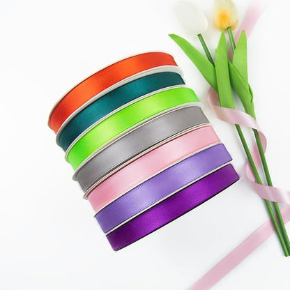 5/8 Inch 100 Yards Satin Ribbon Light Purple, Solid Color Fabric Ribbon for Gift Wrapping, Wedding, Polyester Gift Ribbon for Birthday Party Decoration, Craft, Hair, Floral, Sewing