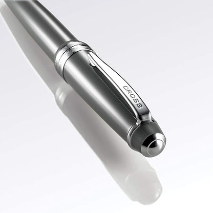 Cross Bailey Light Refillable Rollerball Pen Presented in a Everyday Gift Box - Medium Point, Black Ink, Polished Teal